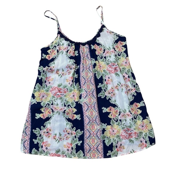In Bloom By Jonquil Floral Sleeveless Blouse - Picture 1 of 6